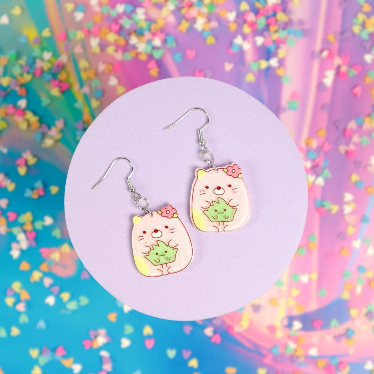 Örhängen - Sumikko Gurashi, Neko och Zassou