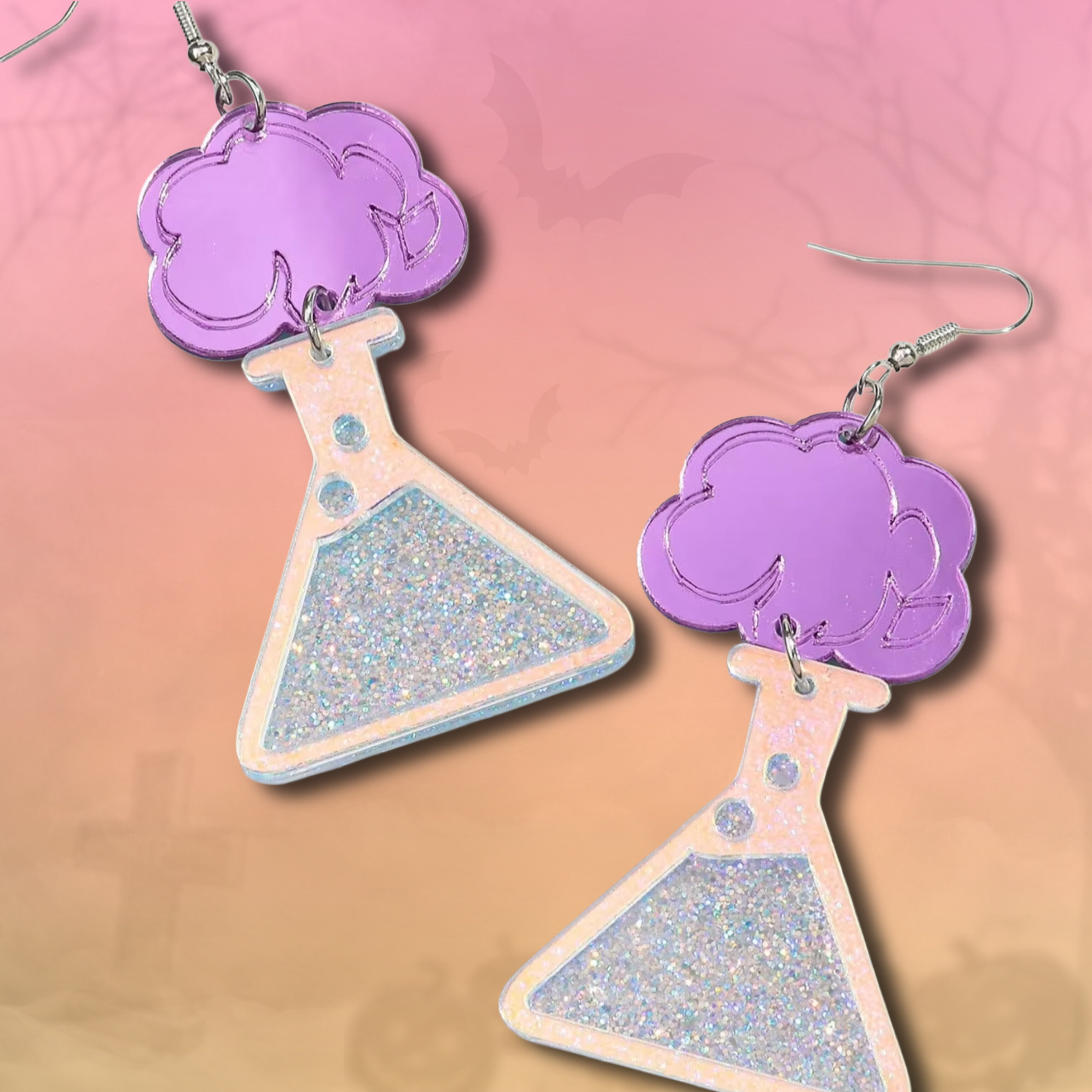 Örhängen - Kemi flaska