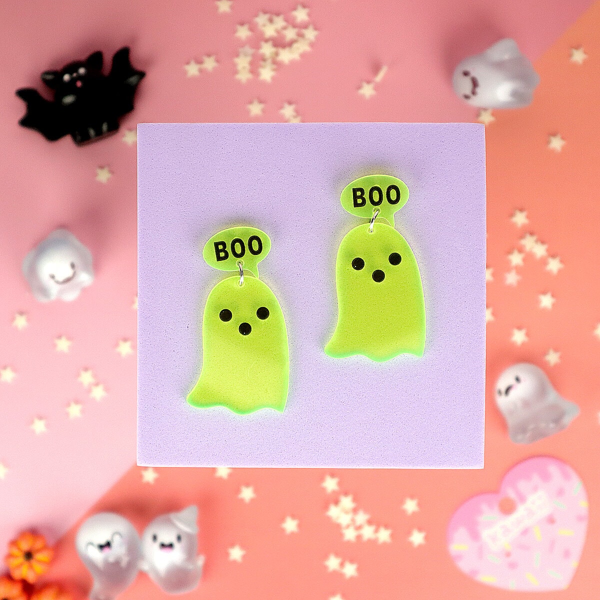 Örhängen - Grönt spöke