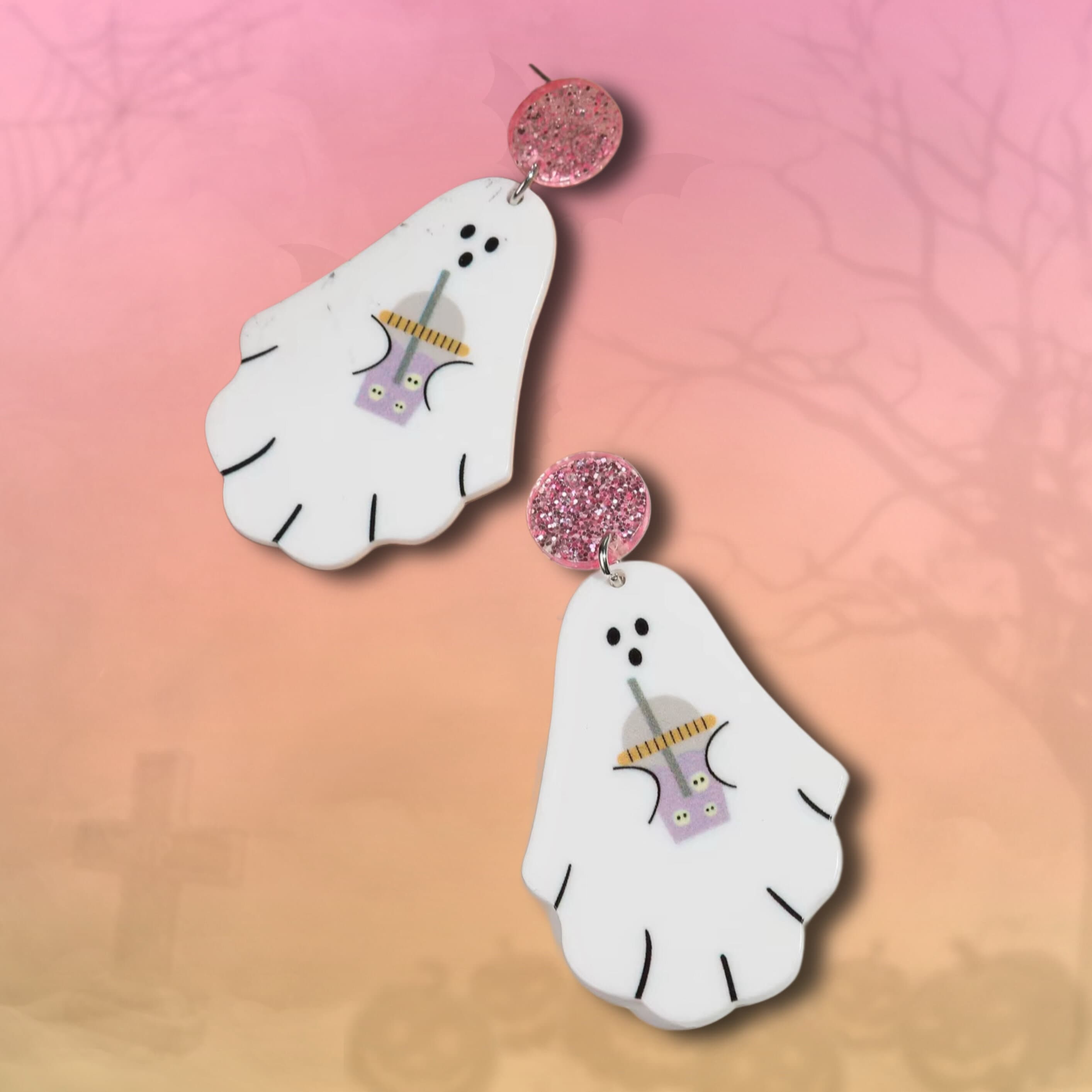 Örhängen - Spöke med dryck