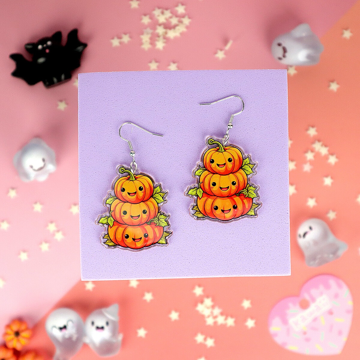 Örhängen - Tre glada pumpor