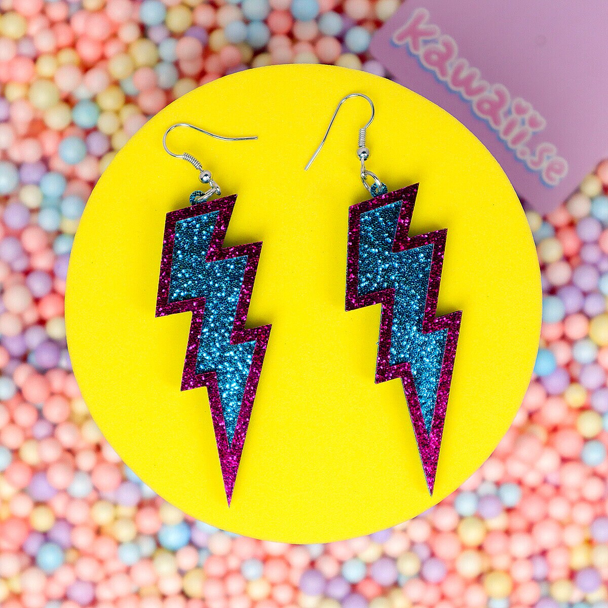 Örhängen - Glitter Lightning