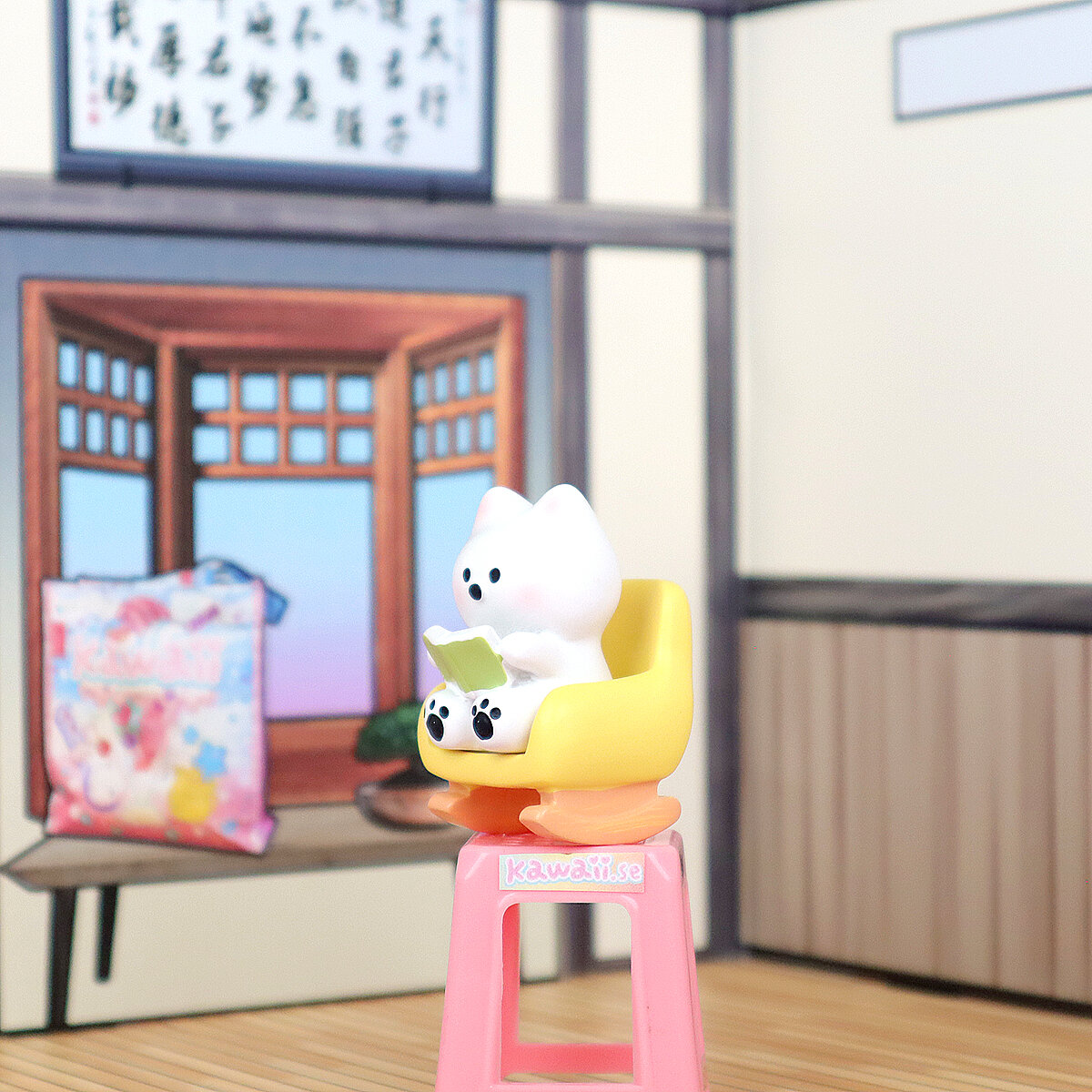 Figur - Chibi Dog Rocking Chair