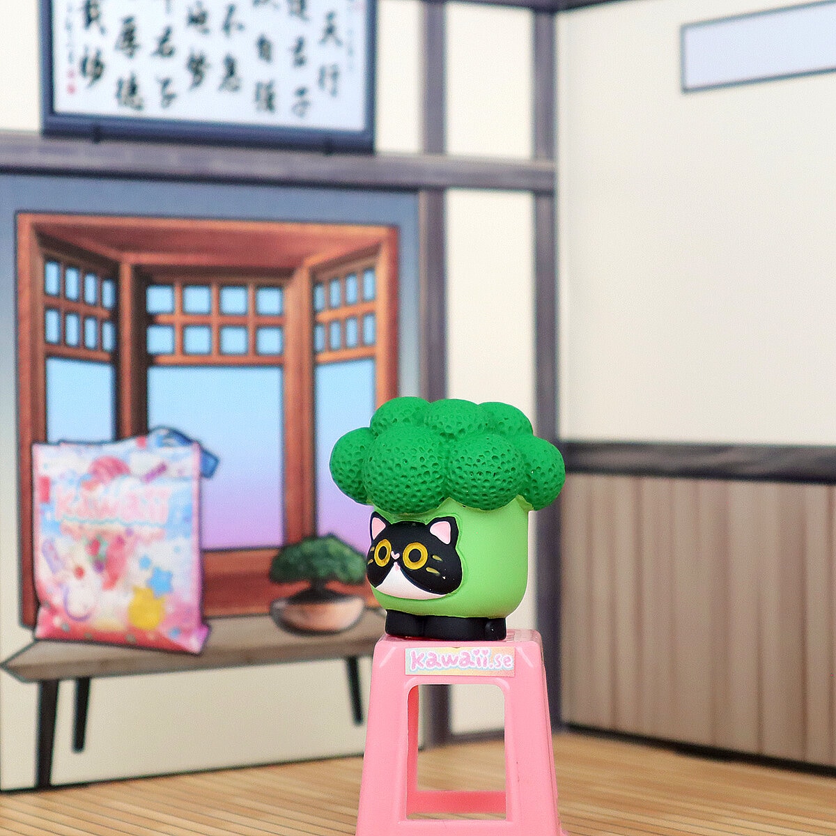 Figur - Yummy Tuxedo Cat Broccoli