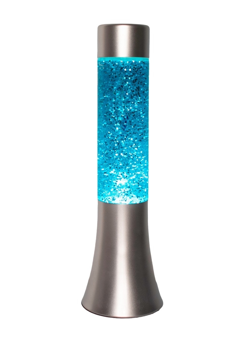 Mini lava lamp - Blue Glitter