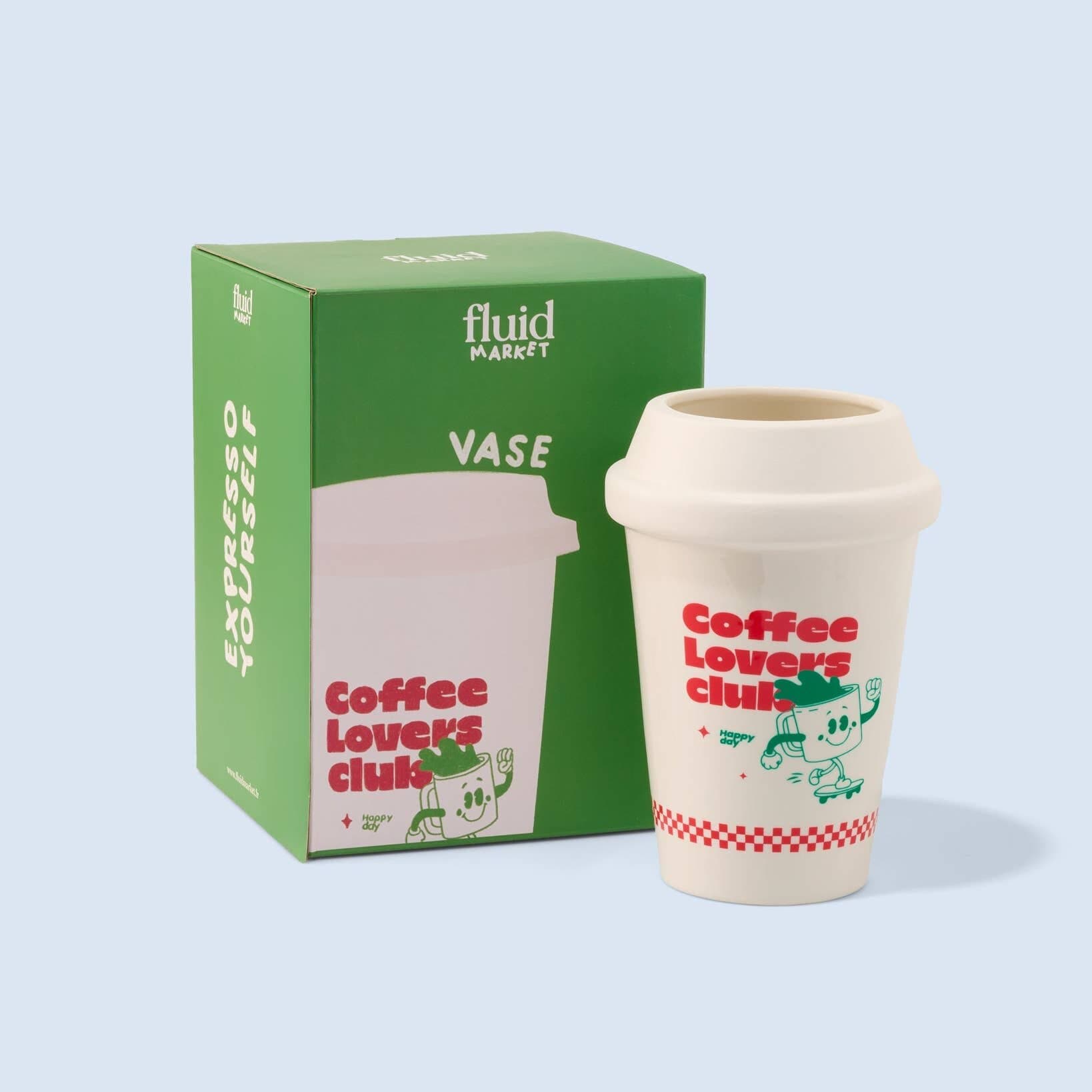 Kaffevas i keramik