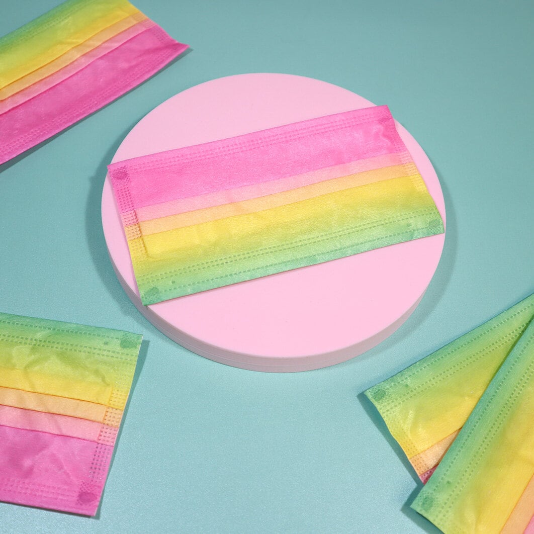 Face mask - Tropical ombré 10-pack