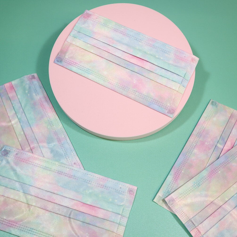 Face mask - Pastel galaxy 10-pack