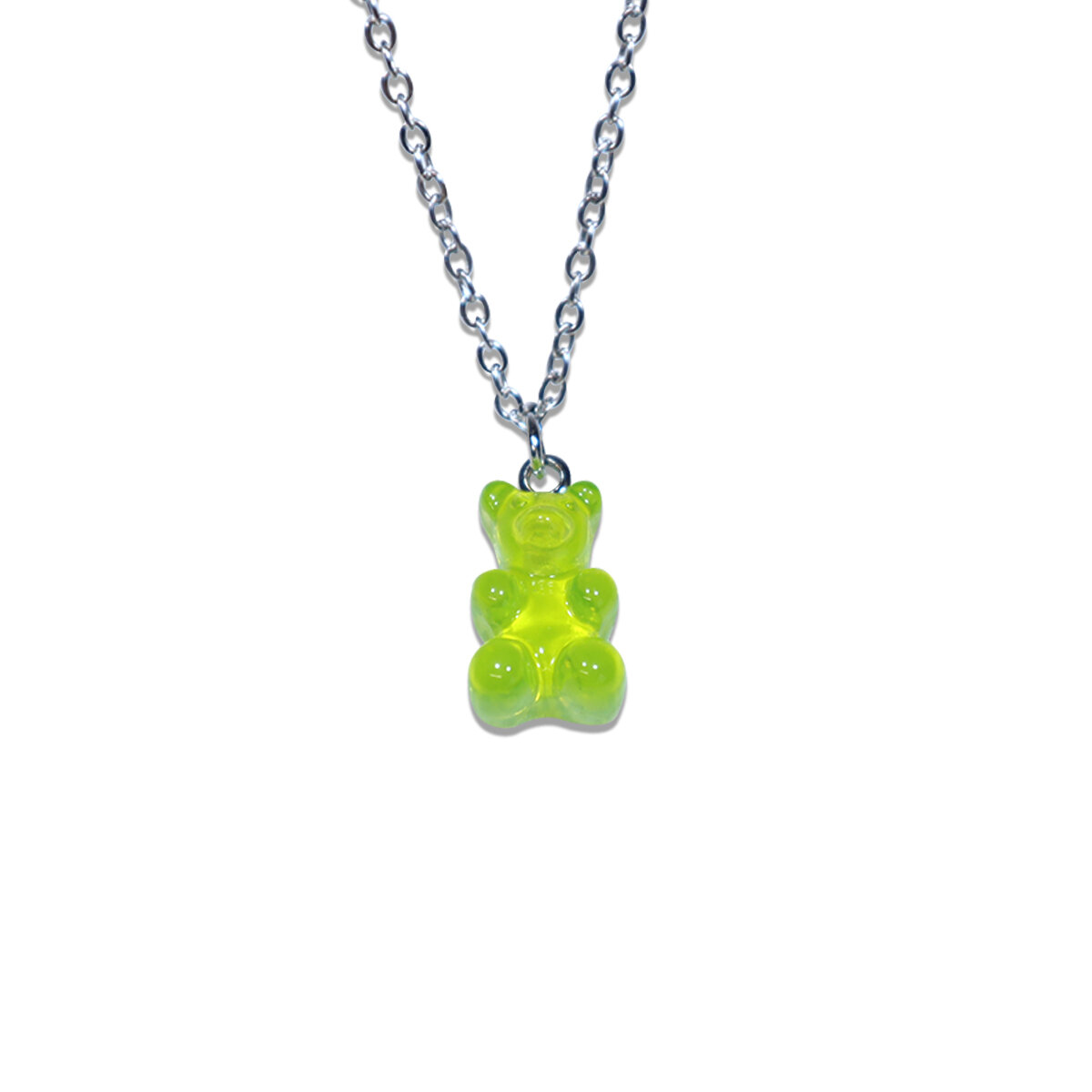 Halsband - Grön gummibjörn