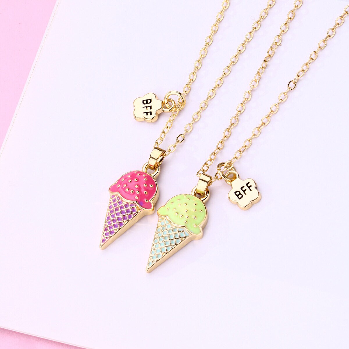 BFF-halsband glassar