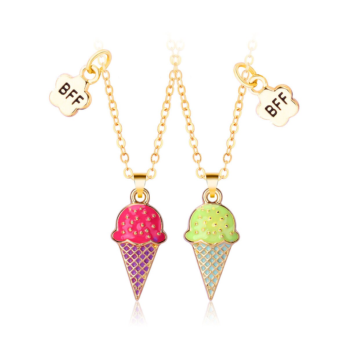 BFF-halsband glassar