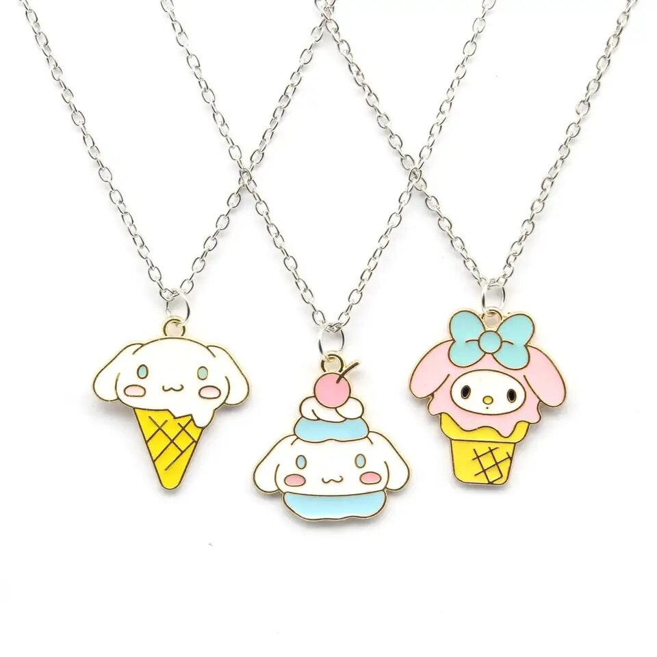 BFF-halsband för 3! Cinnamoroll & My Melody