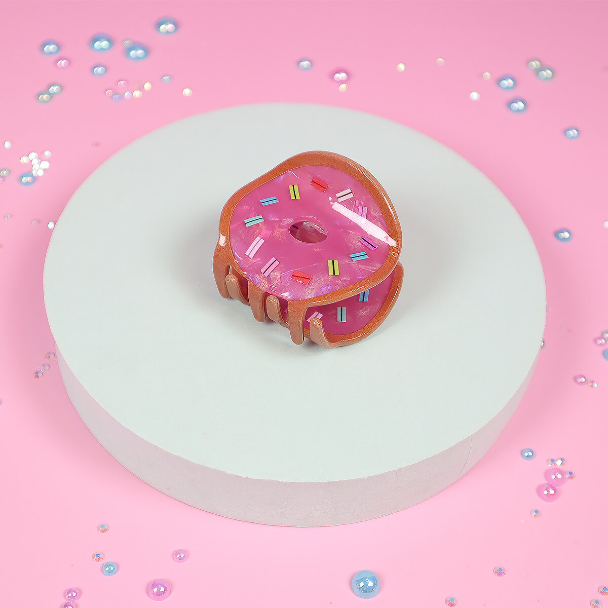 Hårklämma - Cerise donut