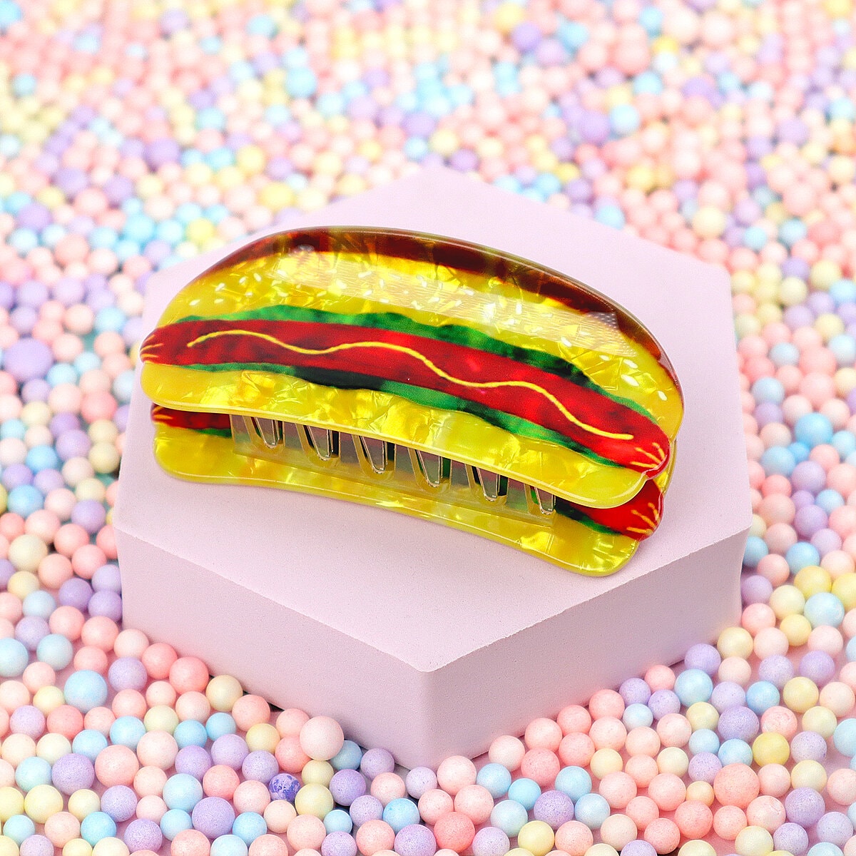Hårklämma - Glizzy Hot Dog