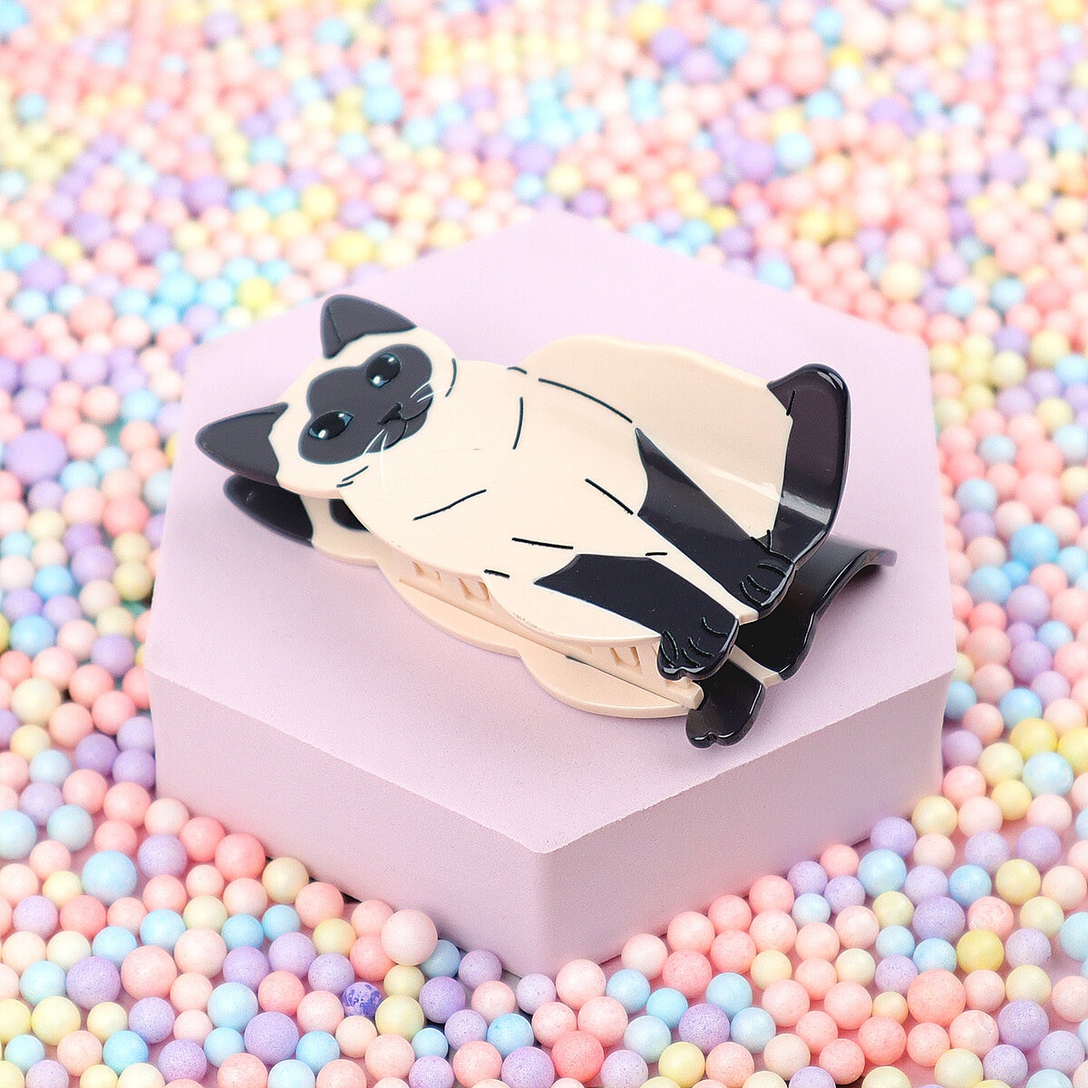 Hårklämma - Siamese Cat