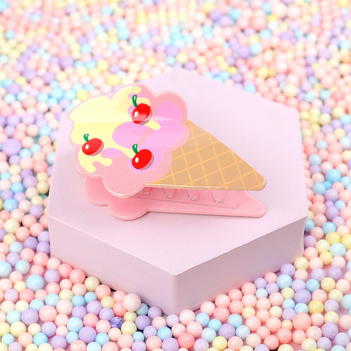 Hårklämma - Soft Serve Ice Cream Cone