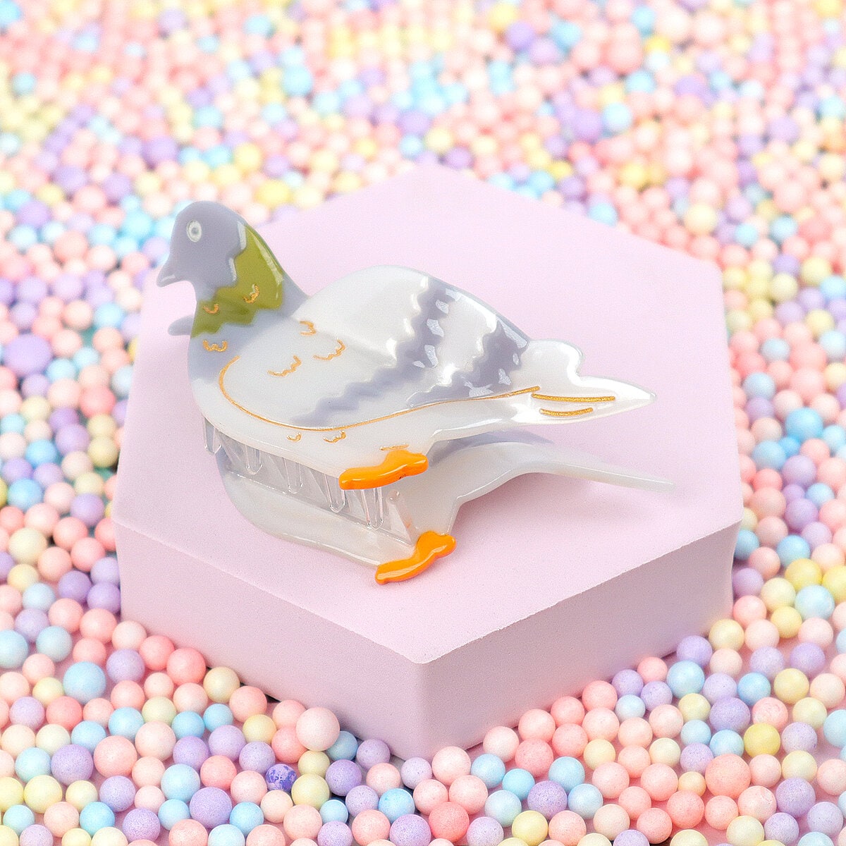 Hårklämma - Puffy Pigeon