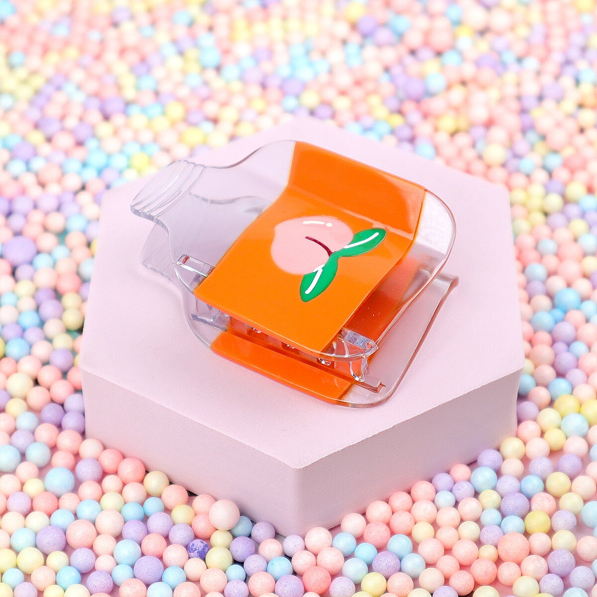Hårklämma - Peach Drink