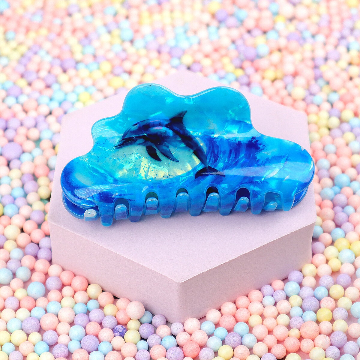 Hårklämma - Seapunk Dolphin