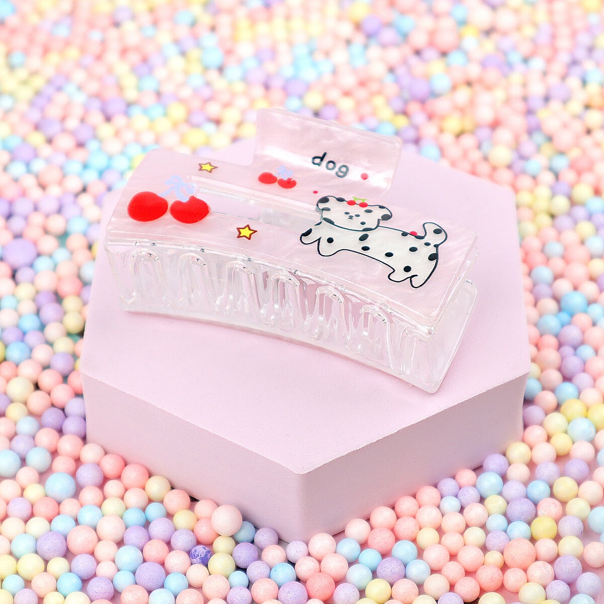 Hårklämma - Dalmatian Cherry