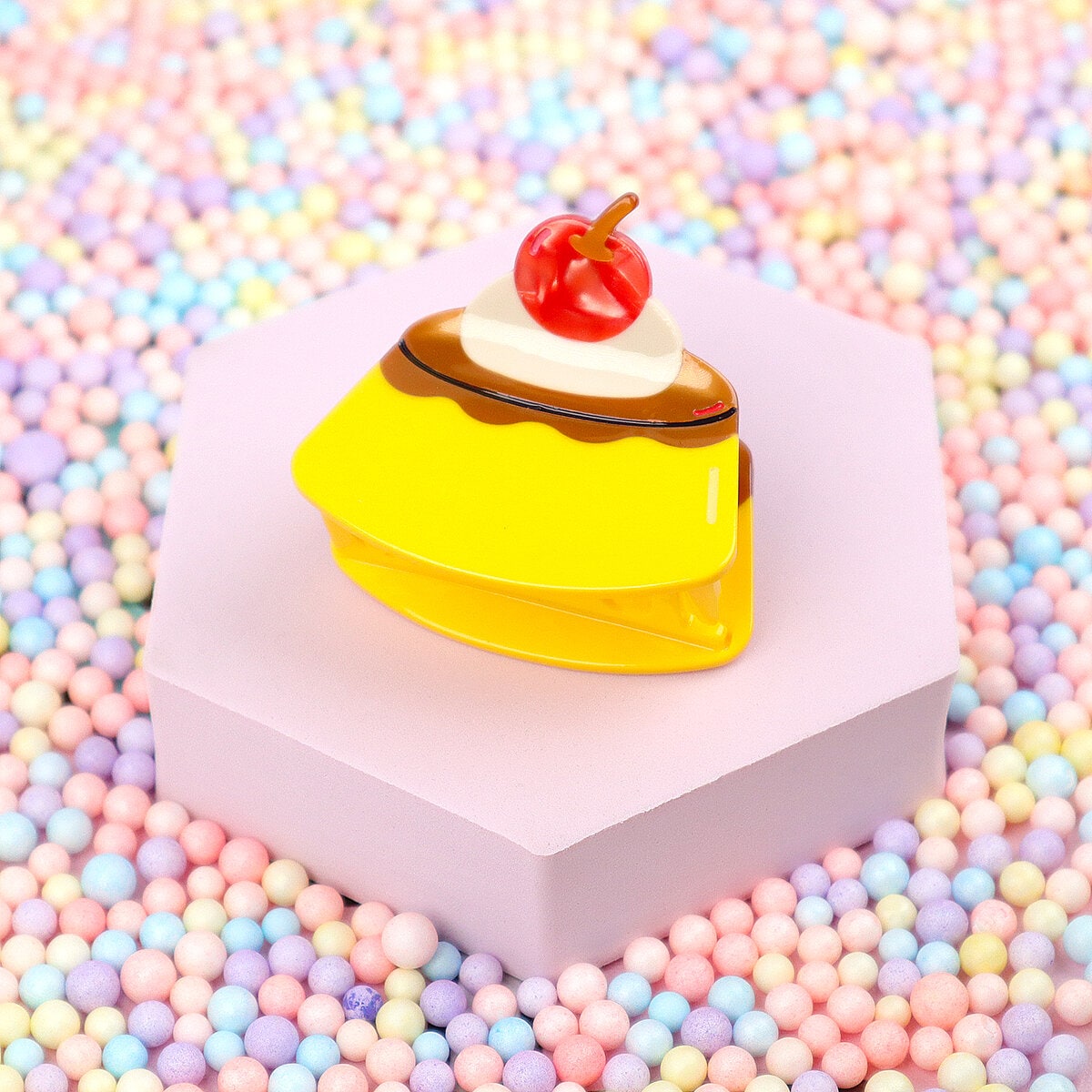 Hårklämma - Purin Pudding & Cherry