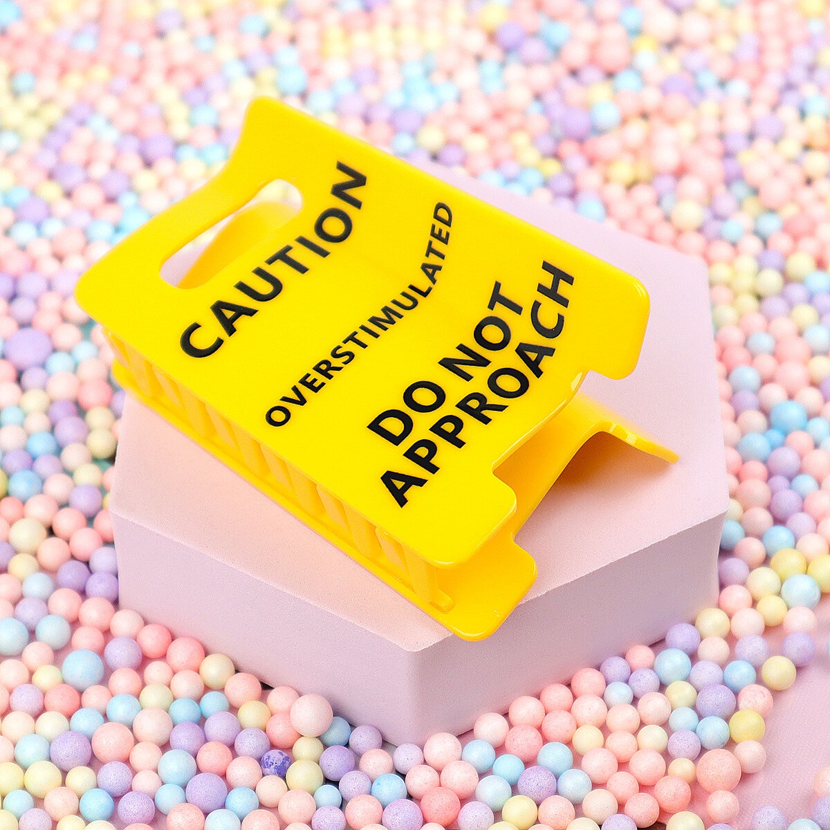 Hårklämma - Caution Overstimulated