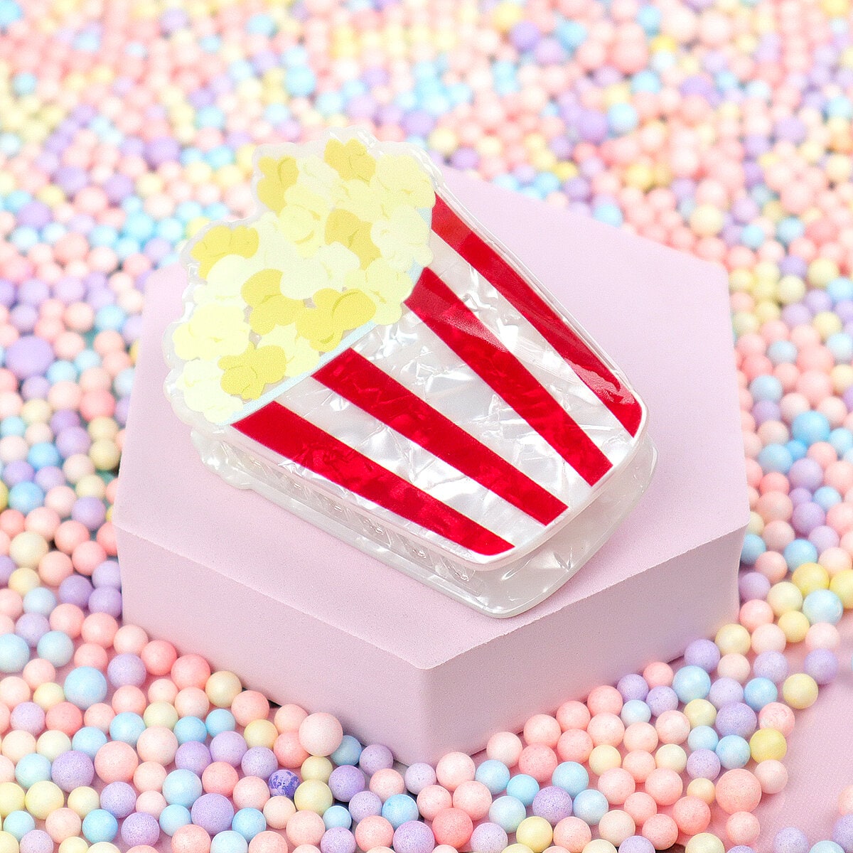 Hårklämma - Popcorn Bucket