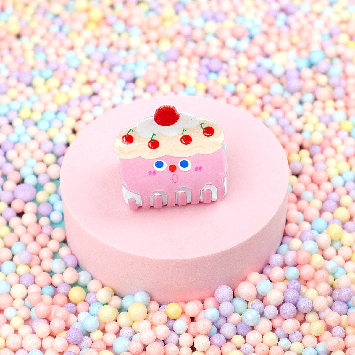 Hårklämma - Cherry Cake Clown