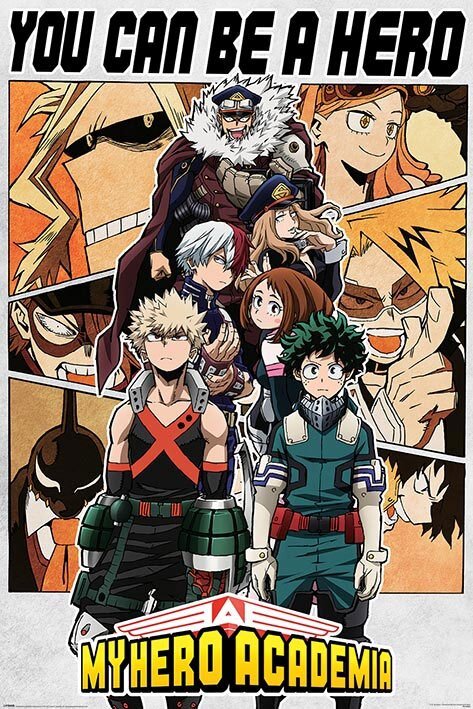 My Hero Acadamia-poster, Be A Hero