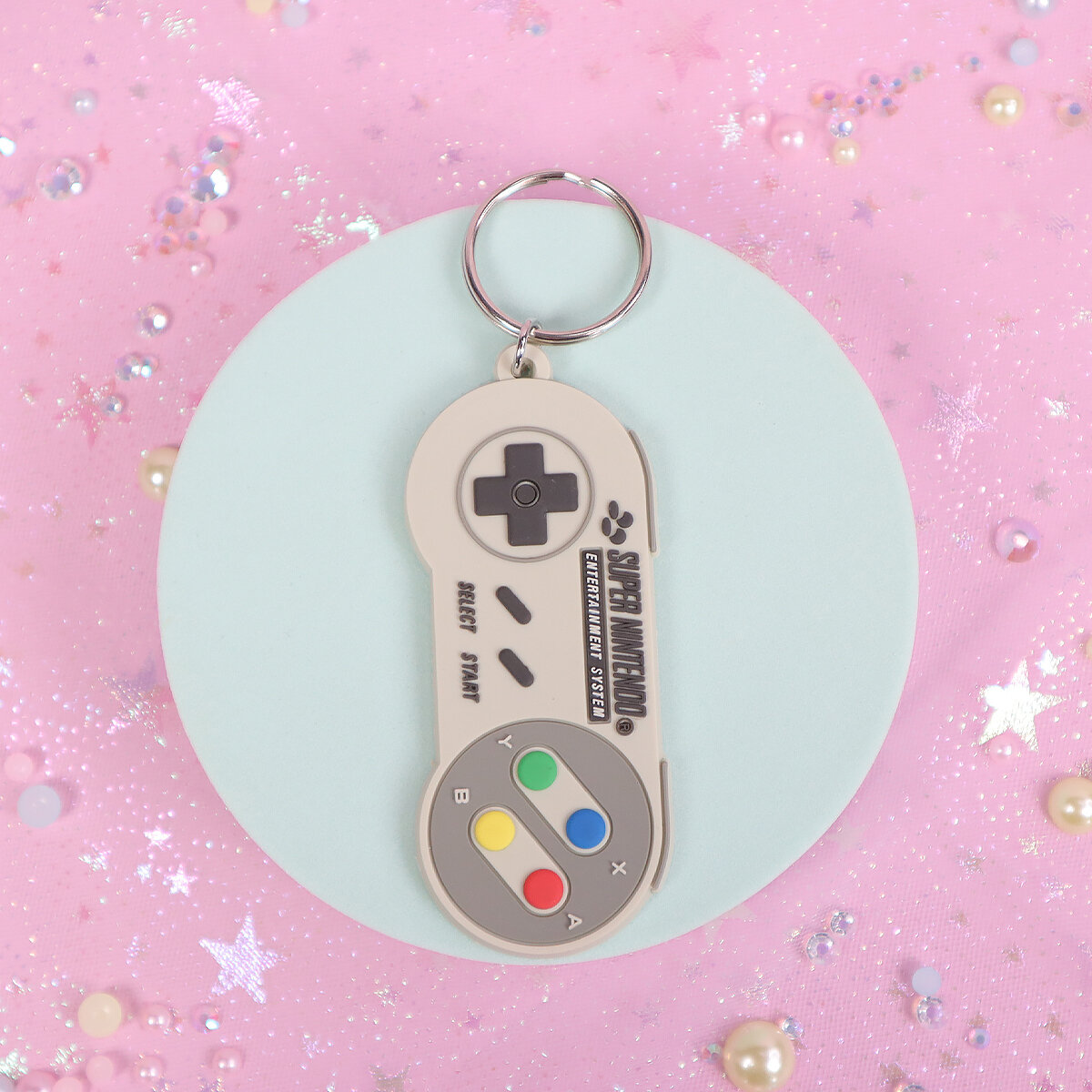 Nyckelring - Super Nintendo kontroll