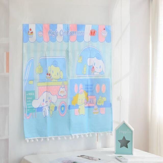 Gulligt dörrdraperi - Cinnamoroll-buss