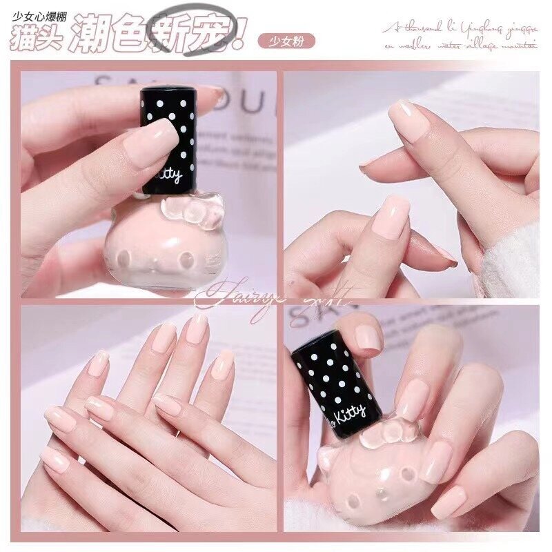 Hello Kitty-nagellack ljusrosa