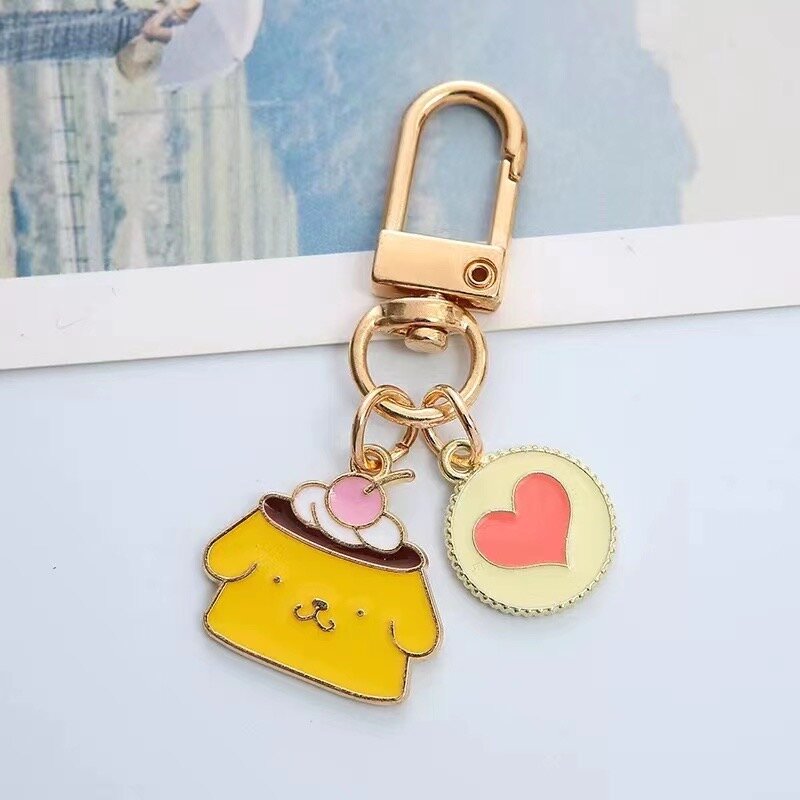 Bag charm - Pompom Purin pudding