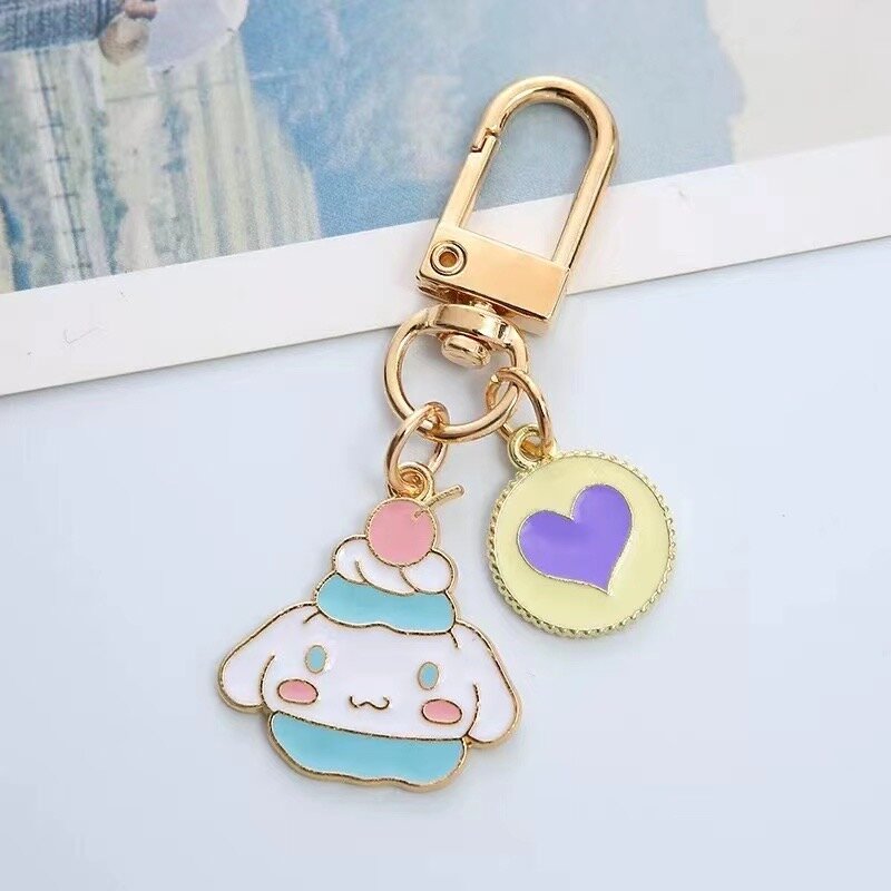 Bag charm - Cinnamoroll-macaron