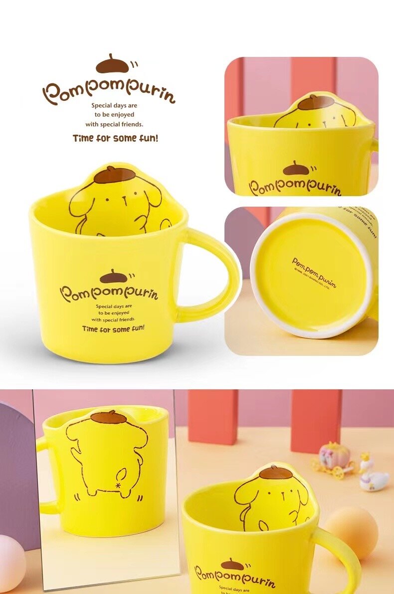 Pompom Purin pikaboo mugg
