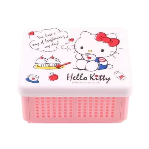 Hello Kitty ihopvikbar plastlÃ¥da, cupcakes