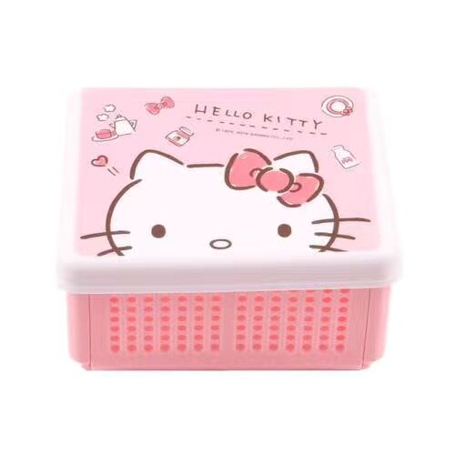 Hello Kitty ihopvikbar plastlÃ¥da, rosa