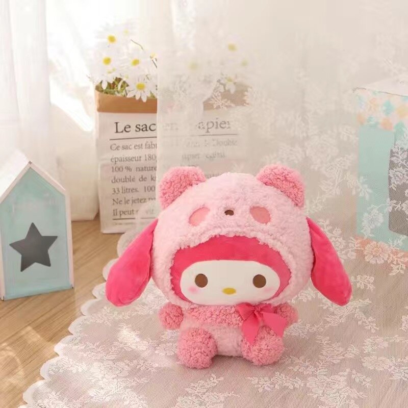 Plushie - My Melody utklädd till panda