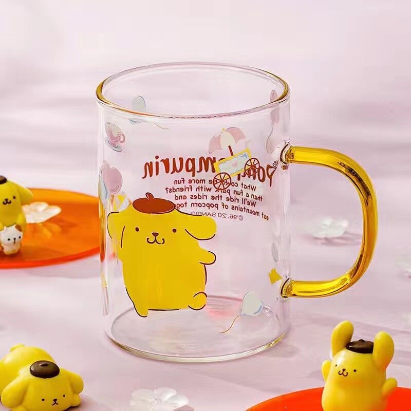 Pompom Purin-glasmugg