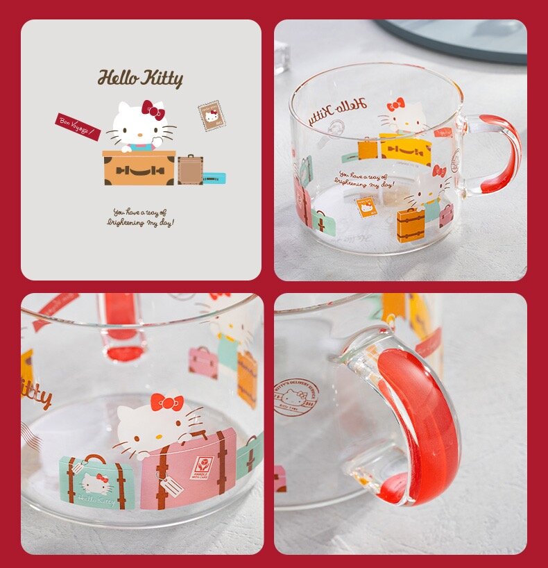 Sanrio-mugg i glas