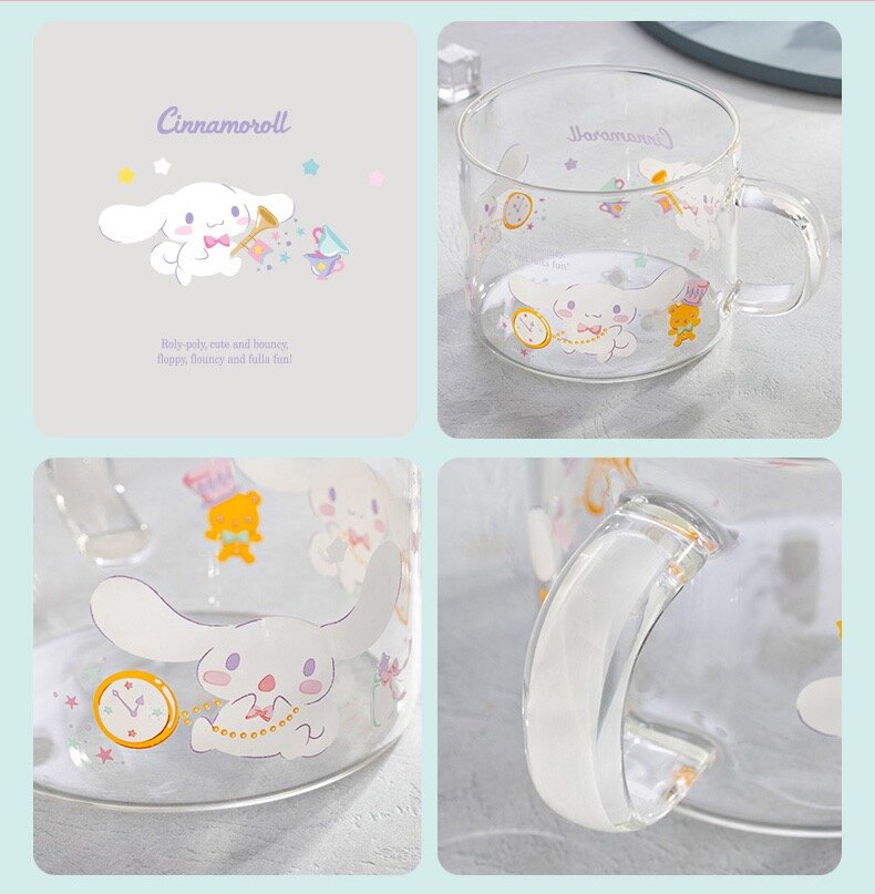 Sanrio-mugg i glas