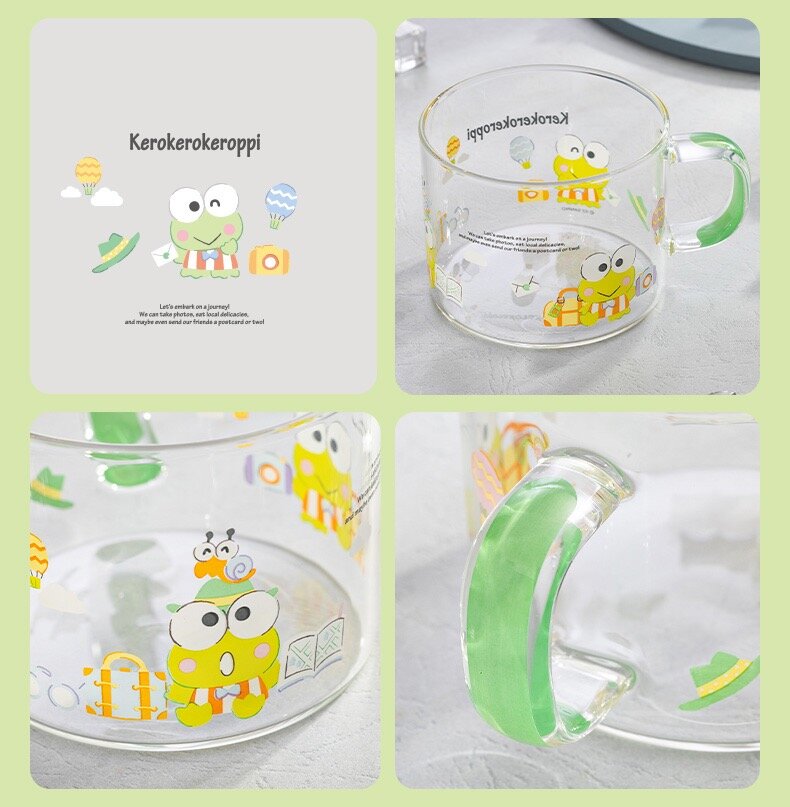Sanrio-mugg i glas