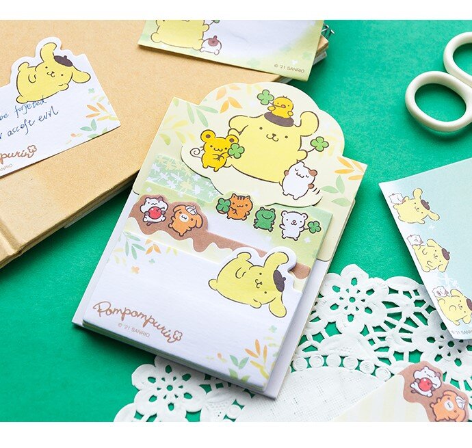 Pompom Purin 4-pack post-its