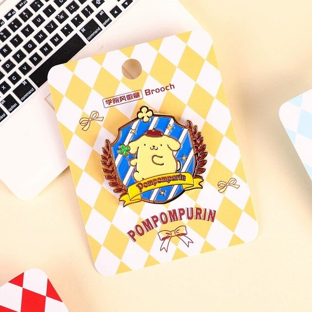 Pompom Purin Crest-pin