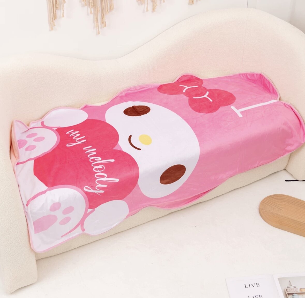 My Melody figurformad filt