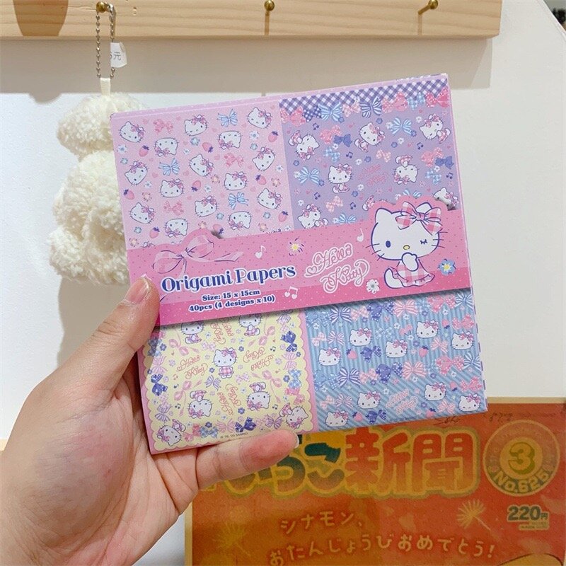 Origamipapper Hello Kitty