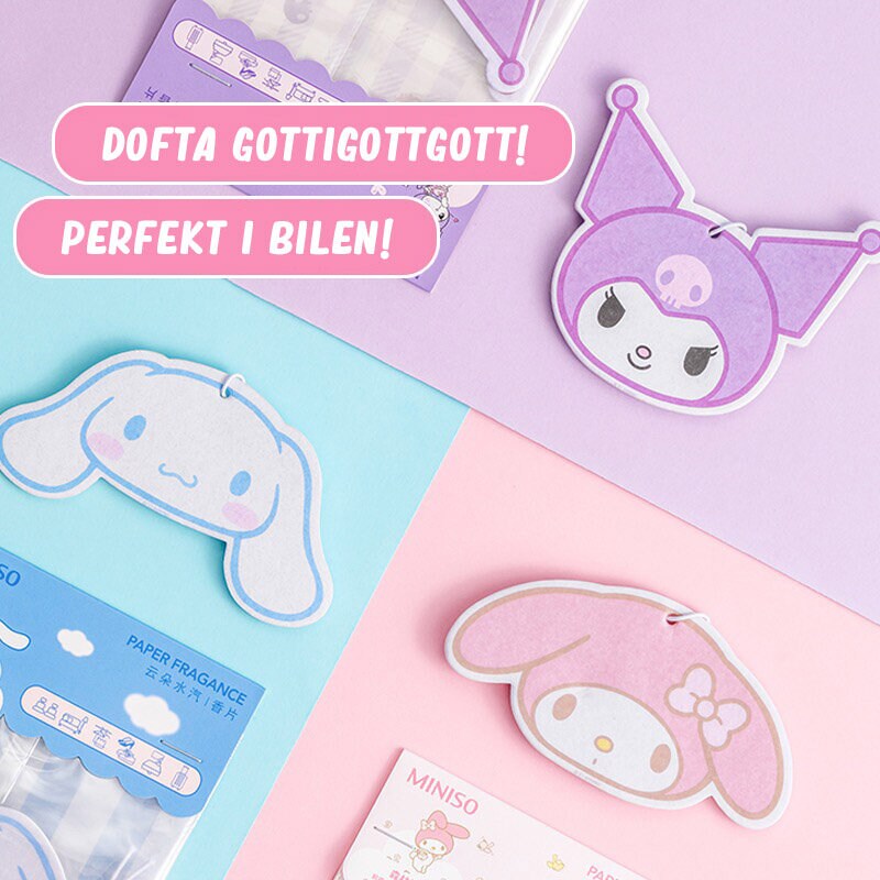 Sanrio air freshener 3-pack