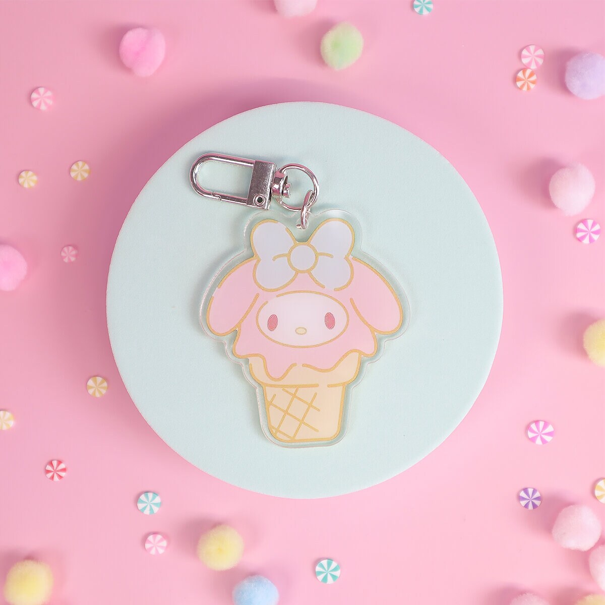 Bag charm My Melody ice cream