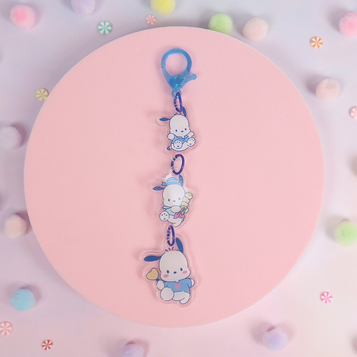 Bag charm Pochacco x3