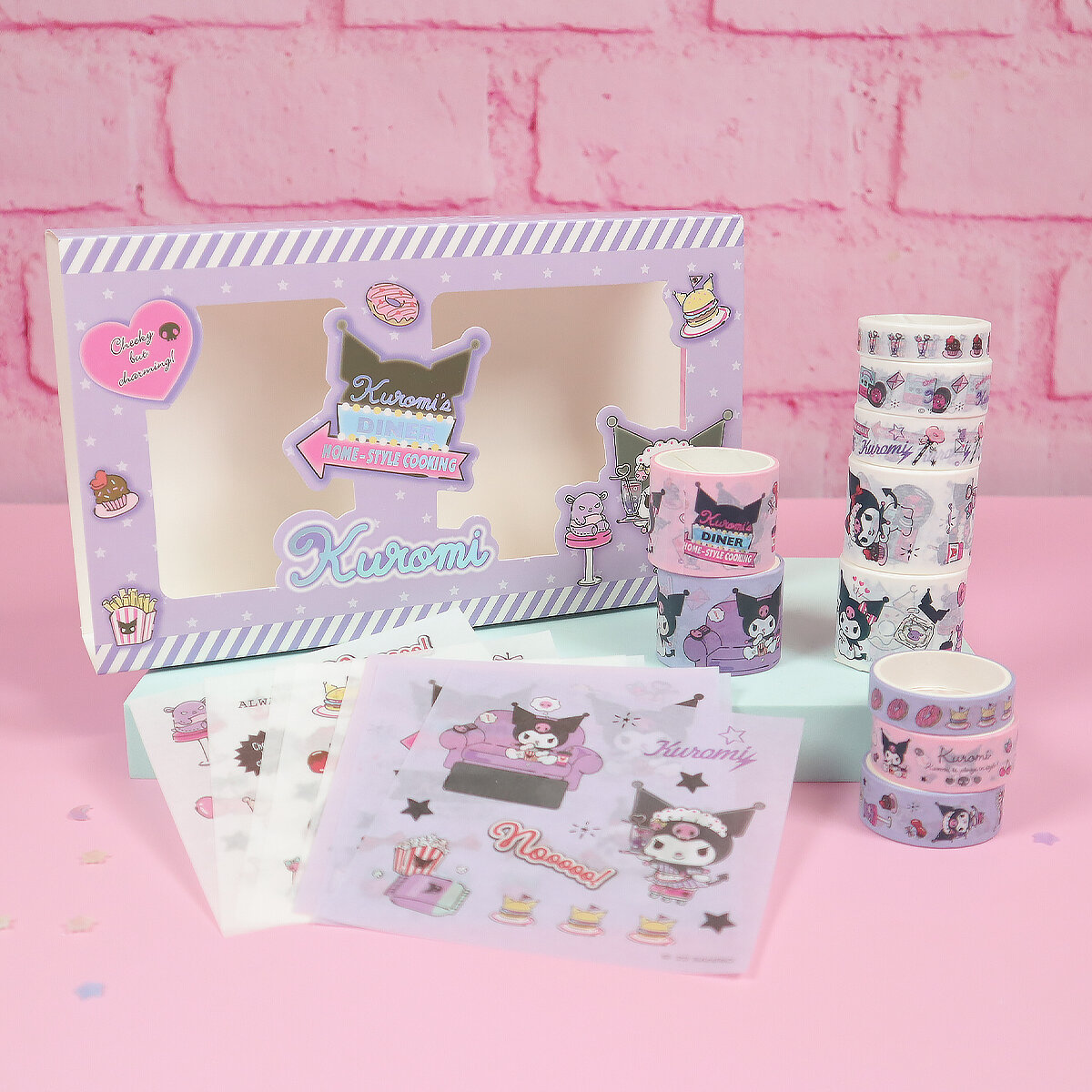 Lila Kuromi washi-kit